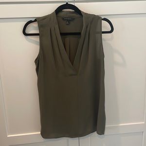 Olive green tank top
